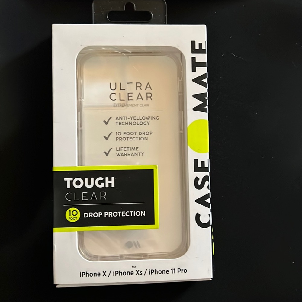 Clear case mate iPhone X/ iPhone XS/ iPhone 11 Pro